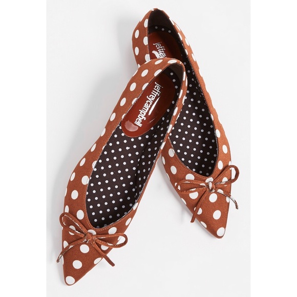 Jeffrey Campbell Shoes - Jeffrey Campbell Lavinia Pointed Polka Dot Flats